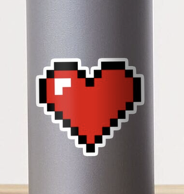 8-Bit Heart Sticker