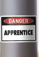 Danger Apprentice Sticker