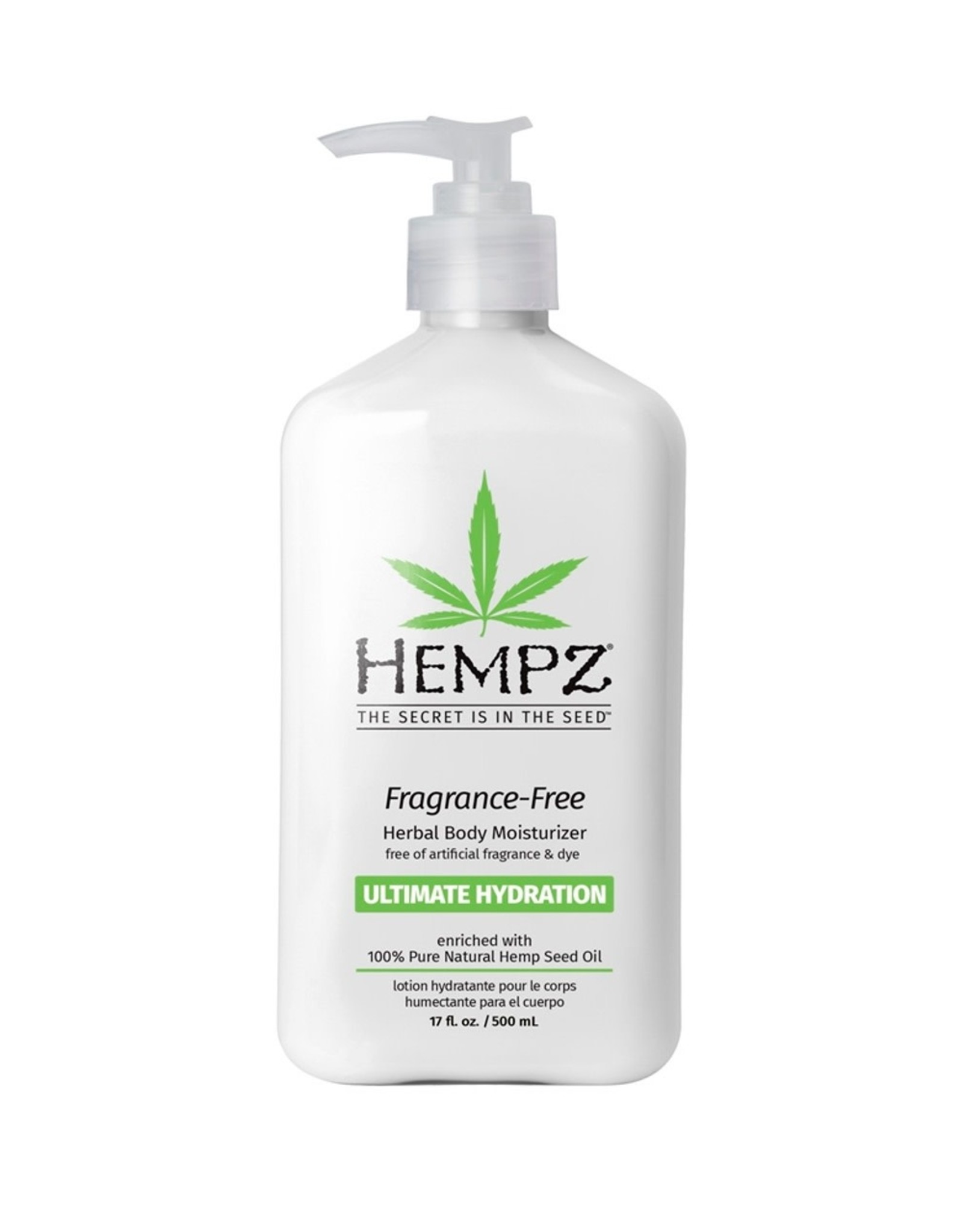 Hempz Hempz Fragrance-Free Moisturizer 17oz