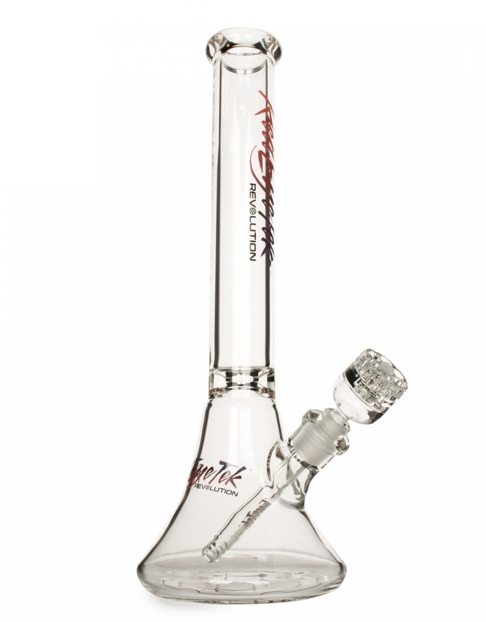 Red Eye Glass 17" 7mm Revolution Bell Base Bong by Red Eye Tek