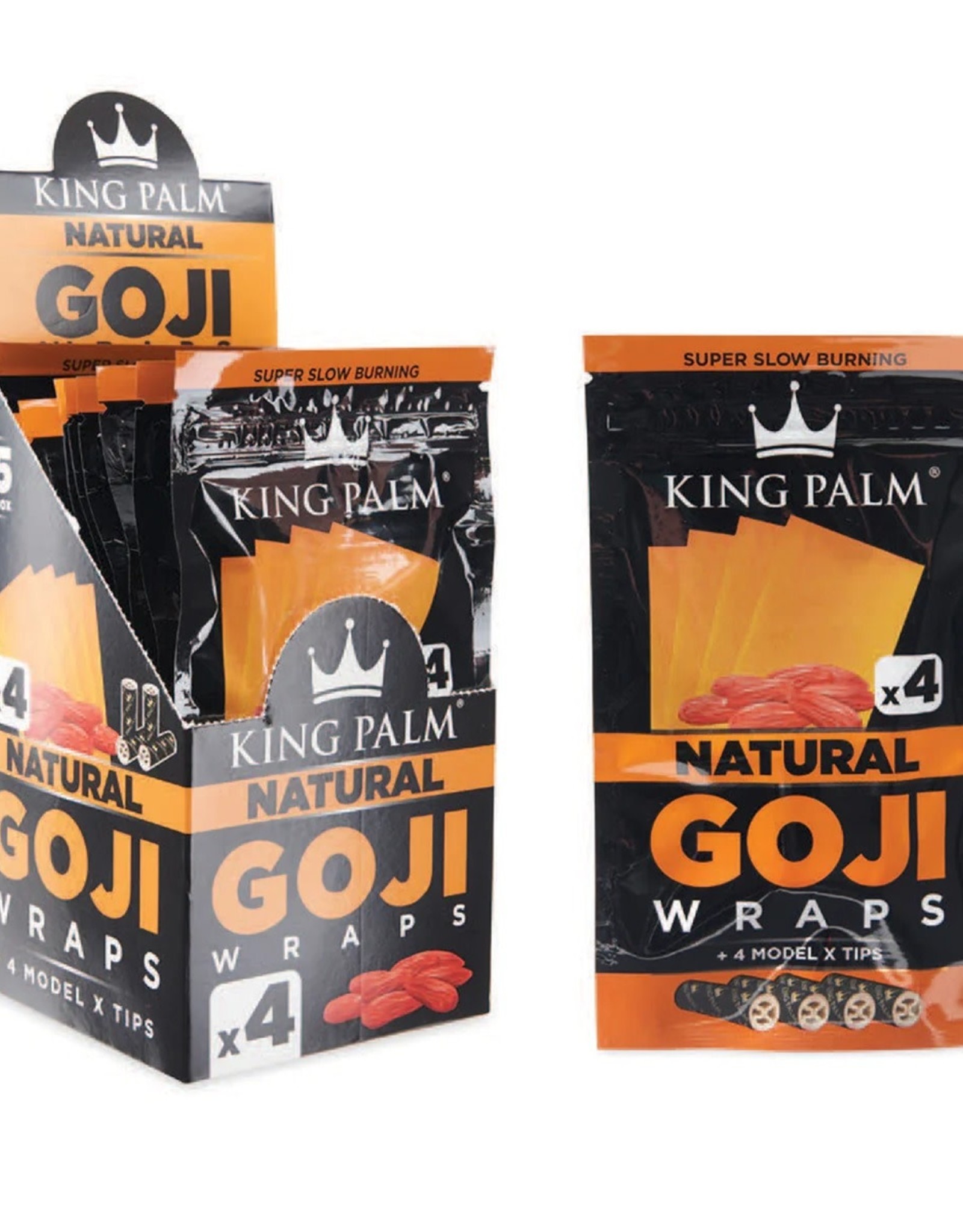 King Palm King Palm Goji Wraps - 4 Pack