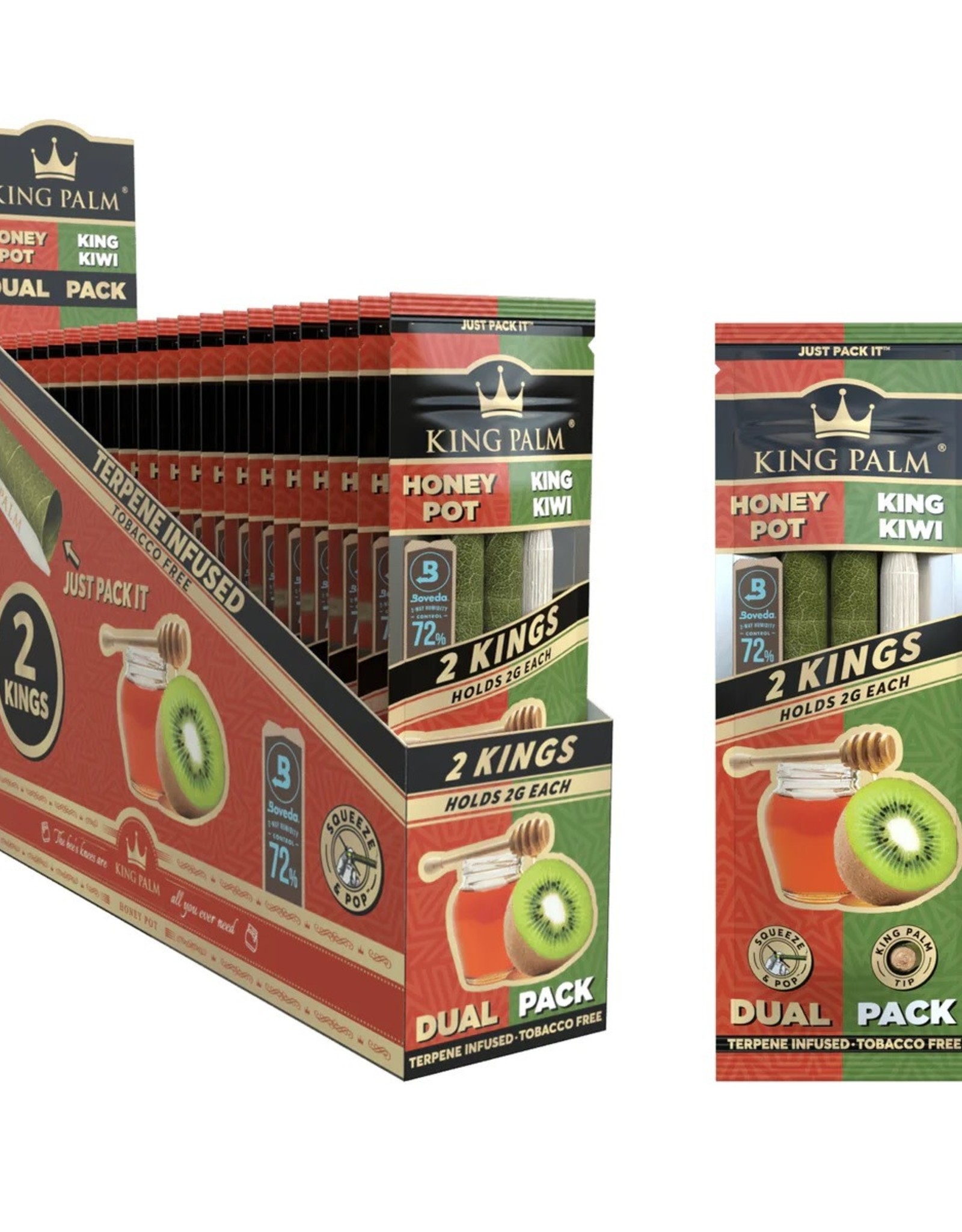 King Palm King Palm Cones Dual Pack - King Size (2 Pack)