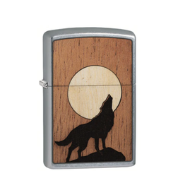 Zippo Woodchuck Howling Wolf Zippo