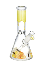Pulsar 10.5" Sweet Nectar Full Wrapped Beaker with Ice Pinch by Pulsar