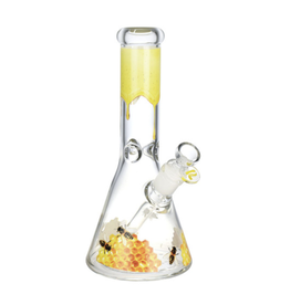 Pulsar 10.5" Sweet Nectar Full Wrapped Beaker with Ice Pinch by Pulsar