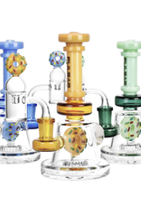 Pulsar 6.5" Donut Diamond Dab Rig Set with Donut Disc Perc by Pulsar - Assorted Colours