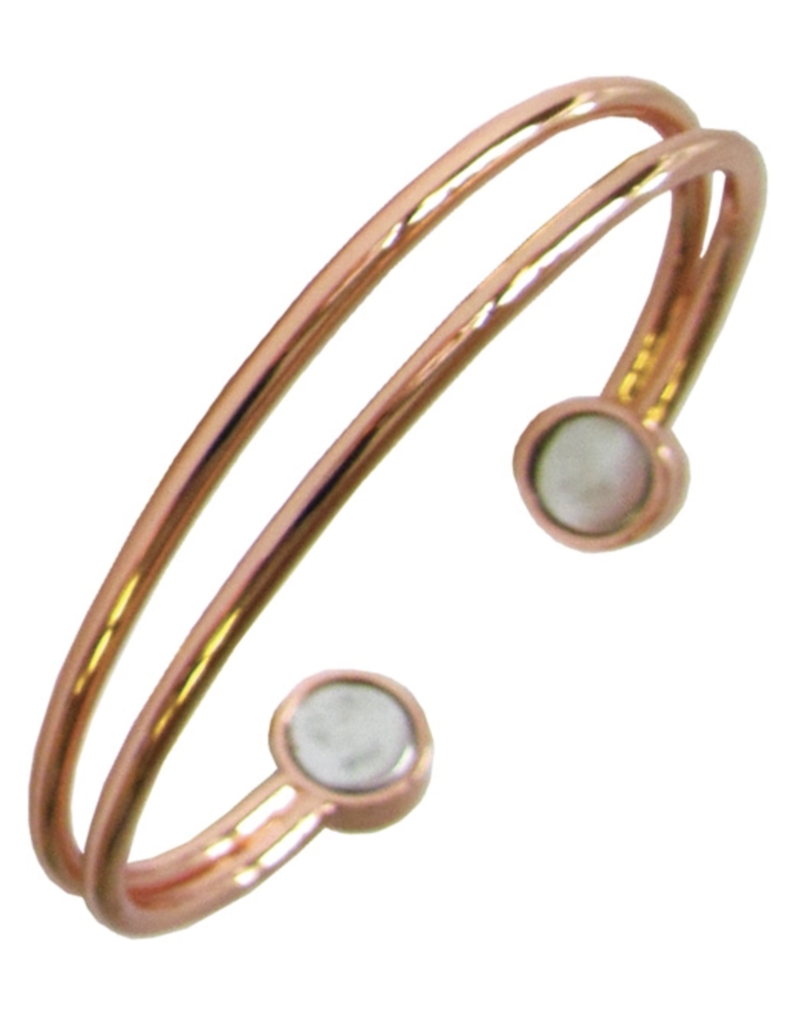 2 Wire Magnetic Copper Bangle