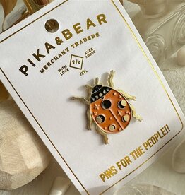 "Marva" Moon Phase Ladybug Enamel Pin