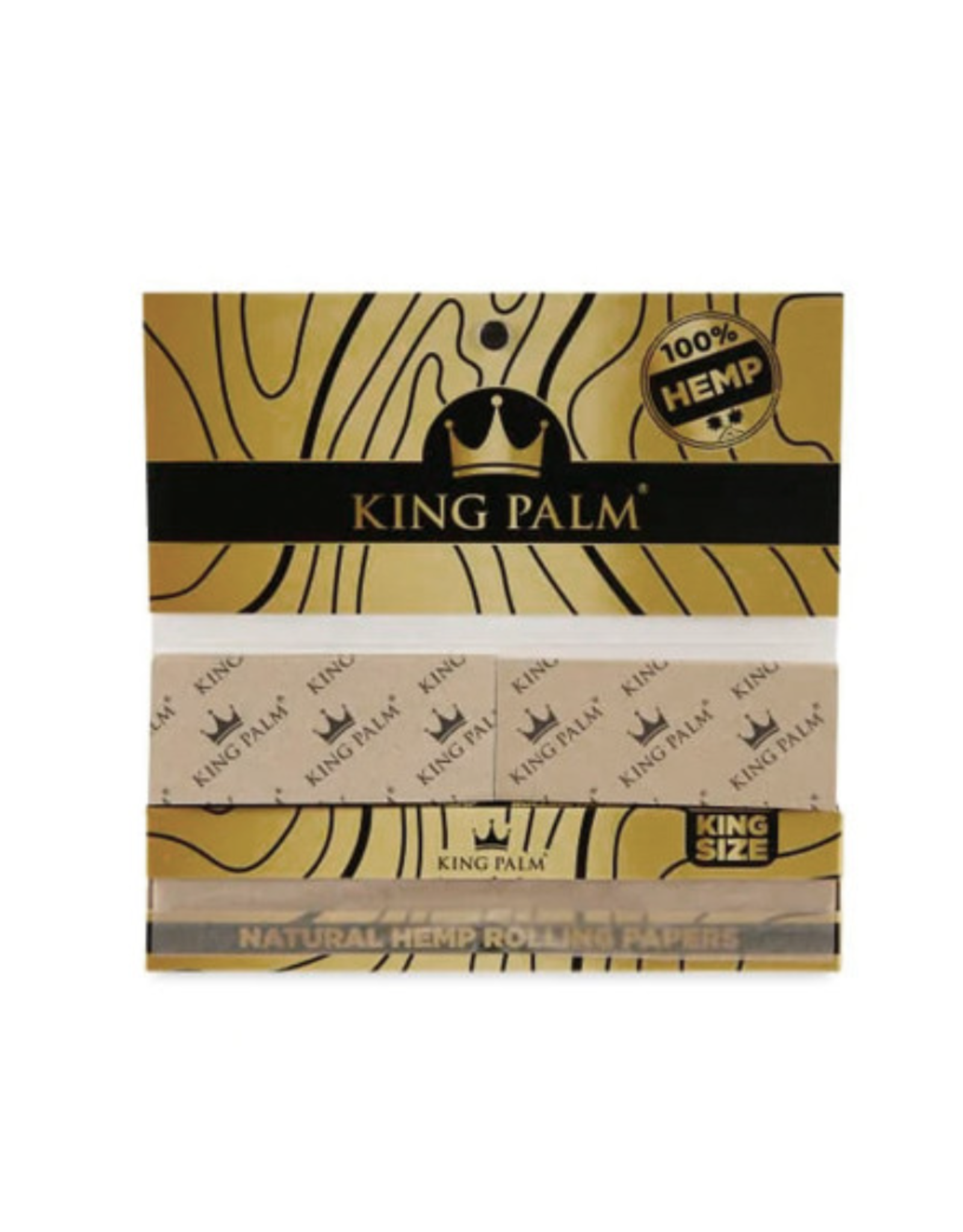 King Palm King Size Hemp Papers with Filter Tips