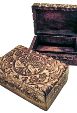Carved Wood Box - Tree of Life