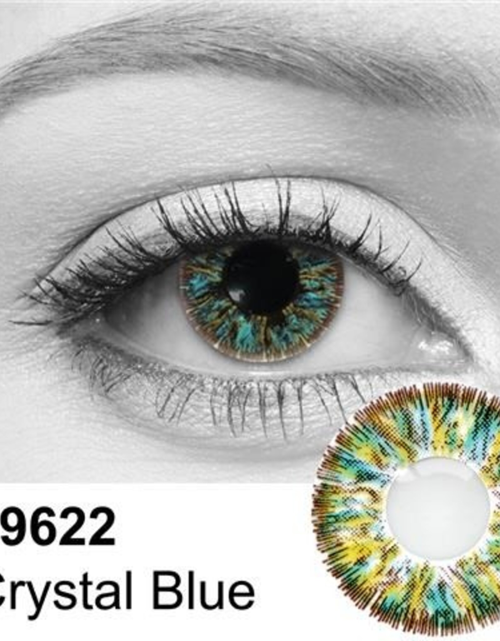 Crystal Blue Contact Lenses