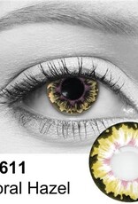 Floral Hazel Contact Lenses