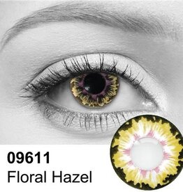Floral Hazel Contact Lenses
