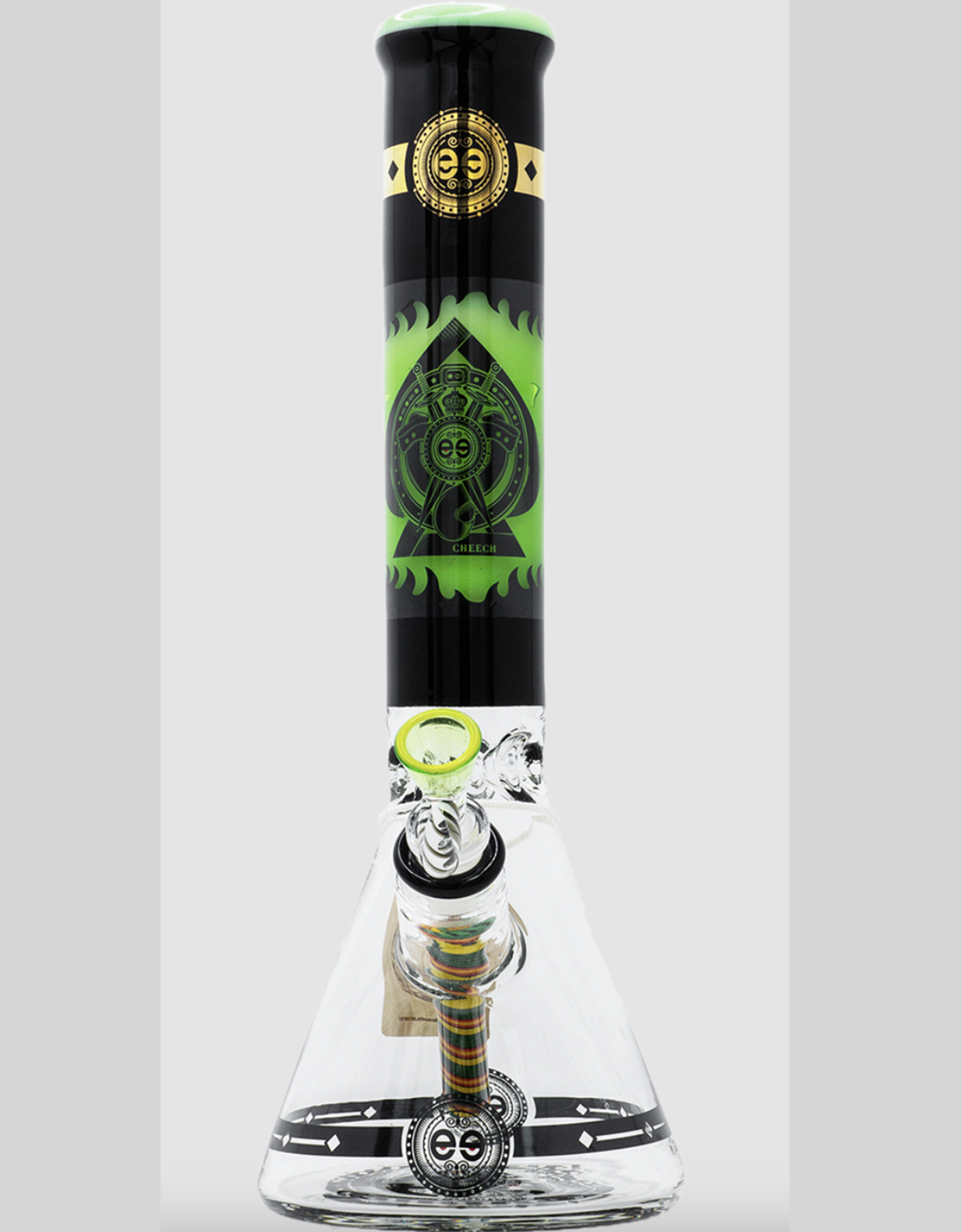 14" Green Protect the Crest Beaker by Cheech