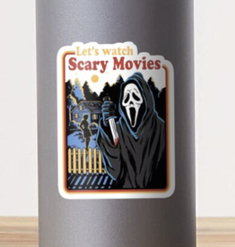 Let's Watch Scary Movies Sticker