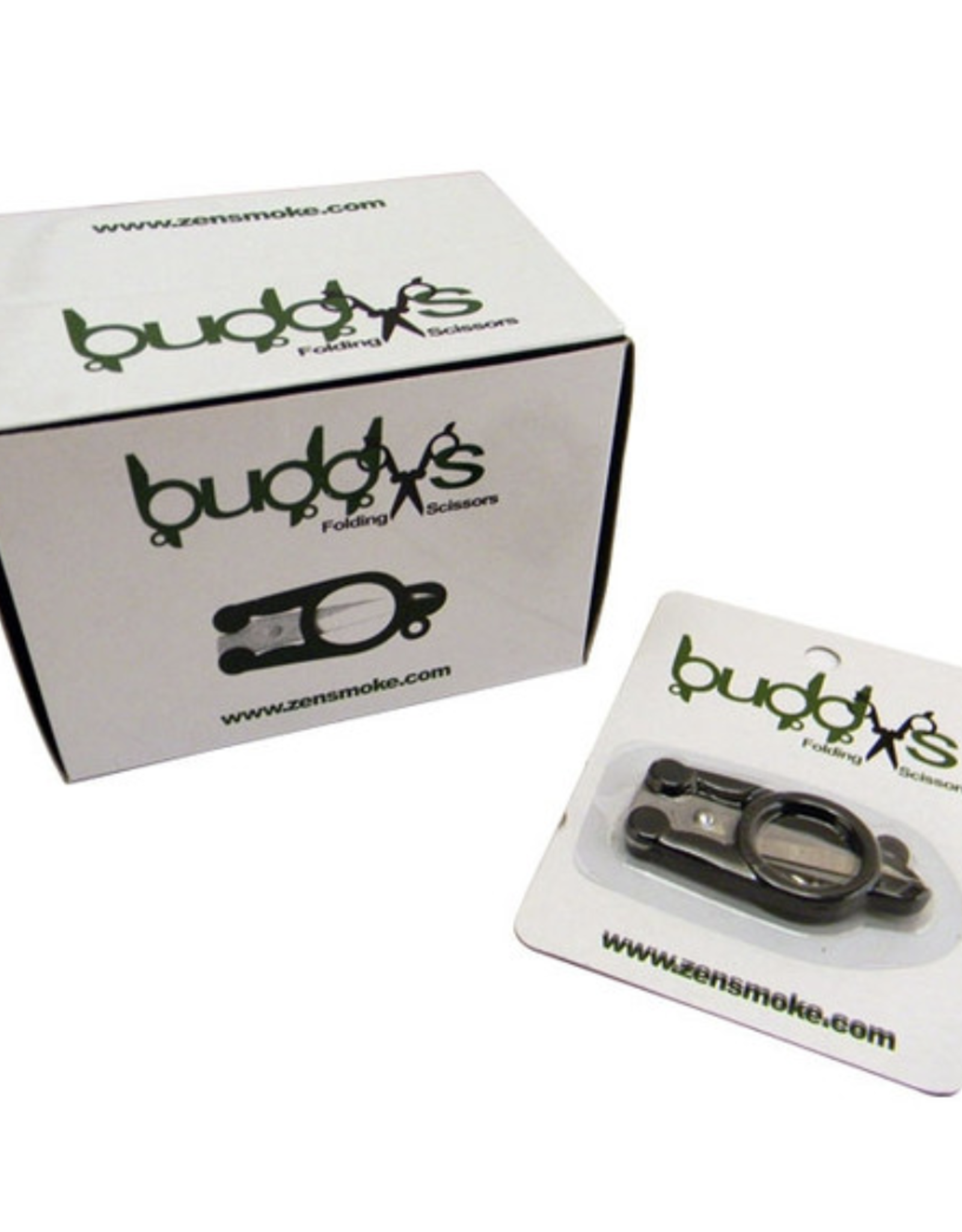Buddy’s Brand 12-Pack Folding Scissors – Hydroponic Trimming Shears, Pocket Size With Chain