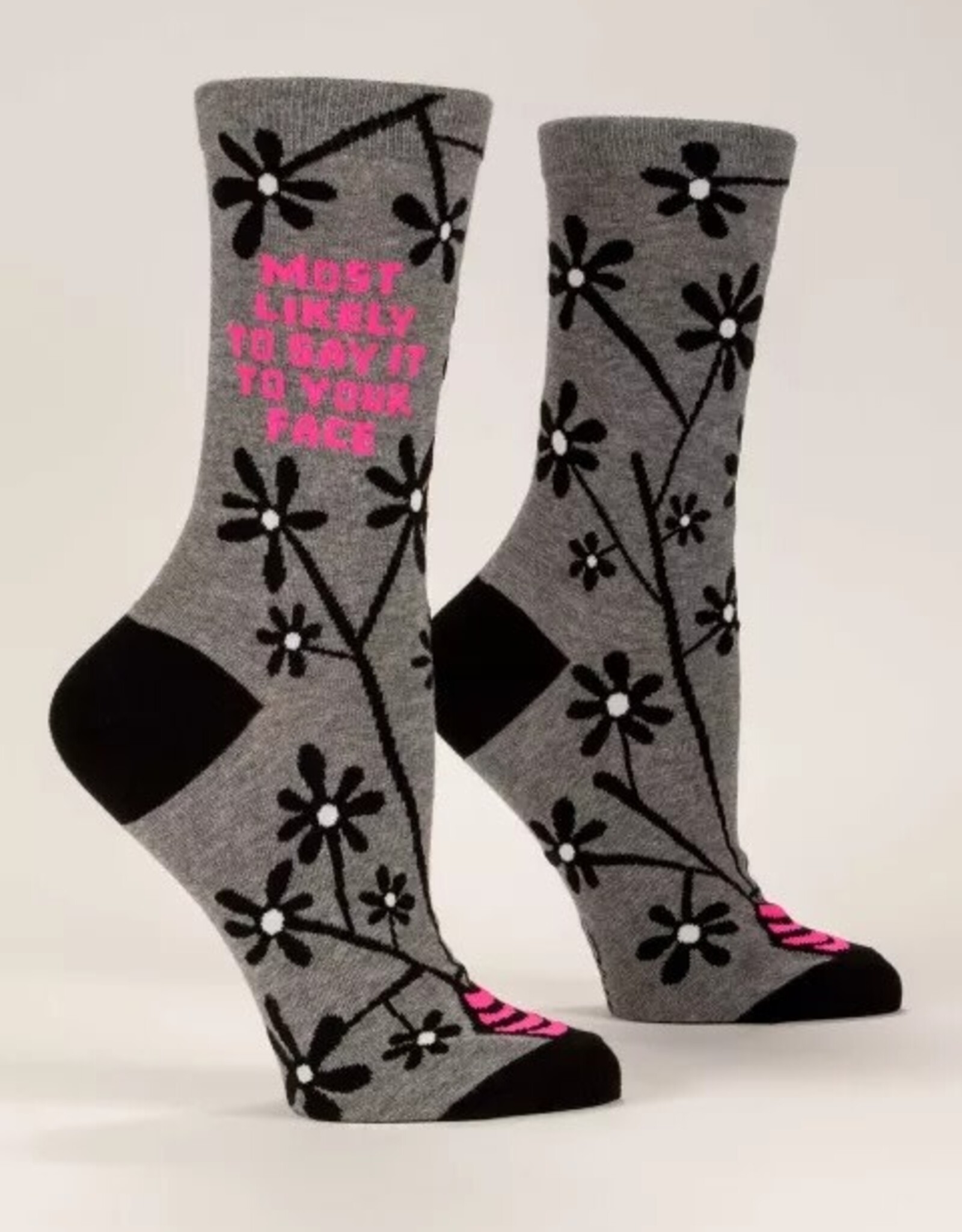 Most Likely to Say it to Your Face Women's Crew Socks