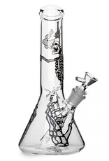 Red Eye Glass 12" Skelebong Beaker by Red Eye Glass
