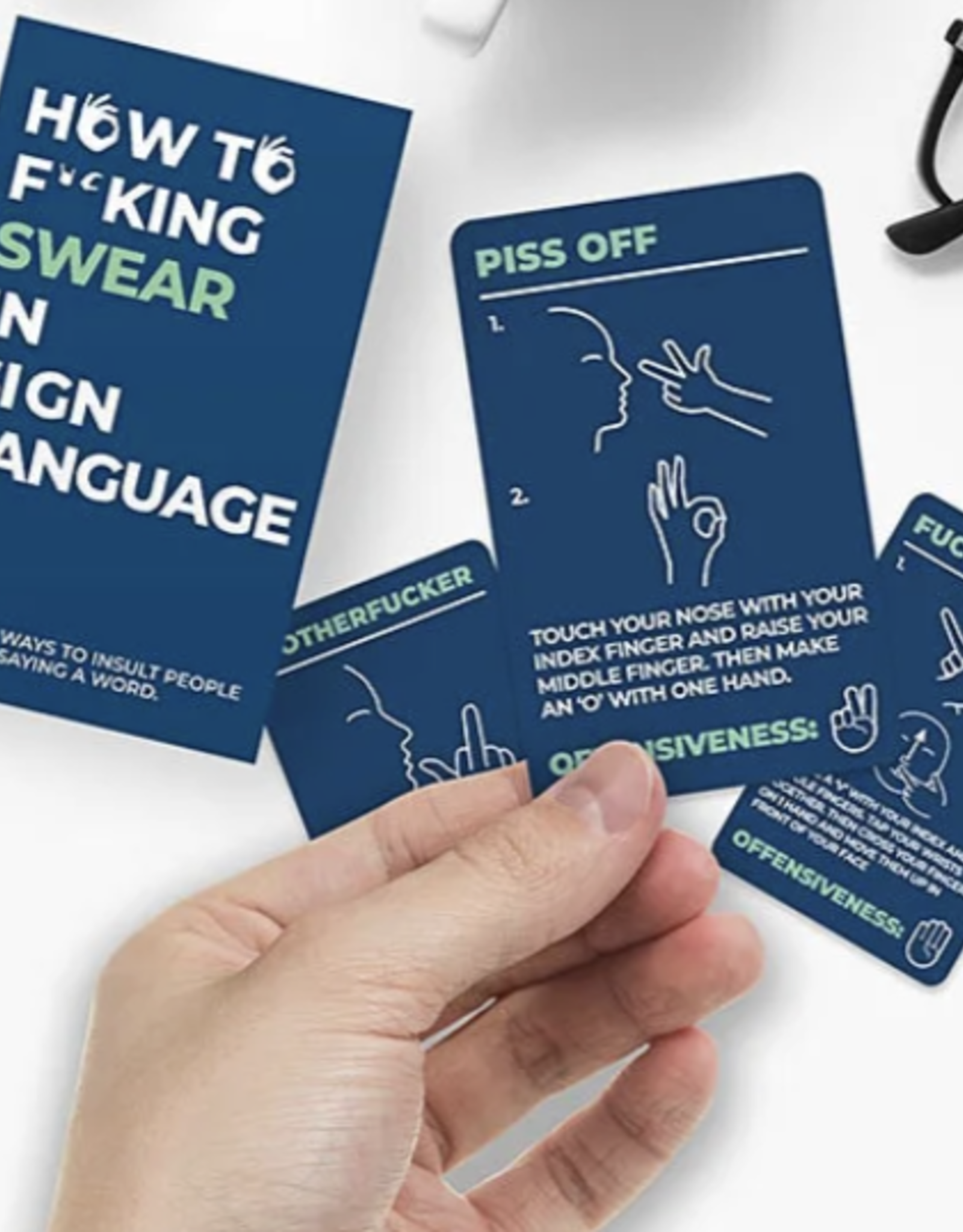 Swear in Sign Language Card Pack