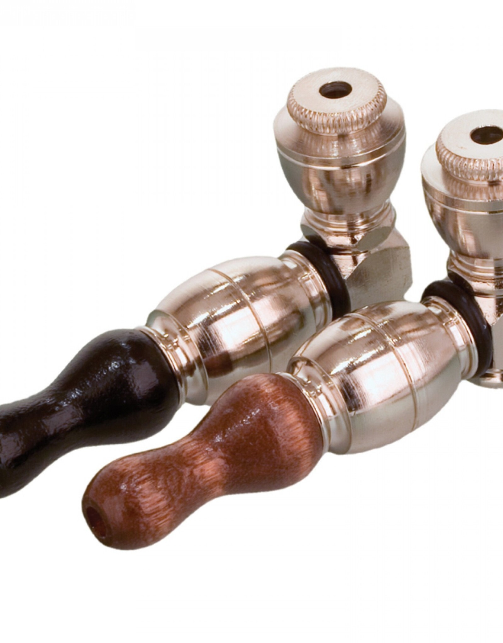 Nickel & Wood Metal Pipe