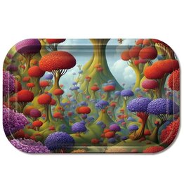 Mushroom Land Rolling Tray - 11" x 7.5"