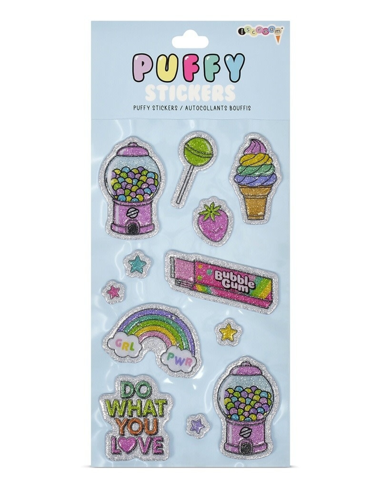 Gumball Machine Puffy Stickers