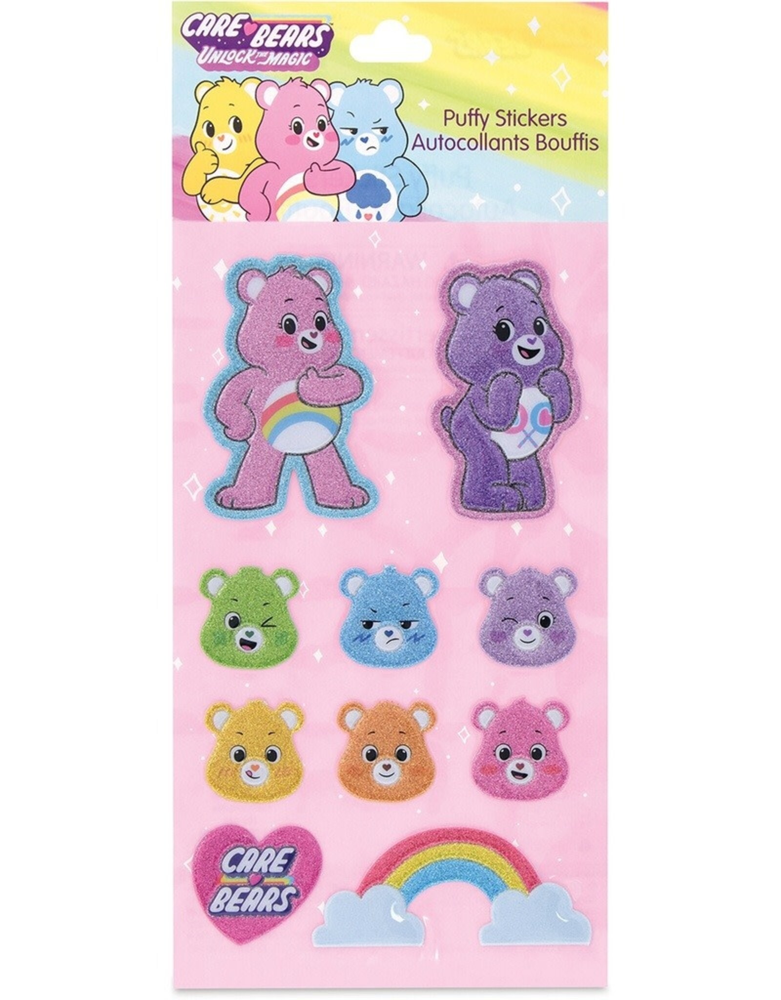 Team Care Bears Puffy Stickers