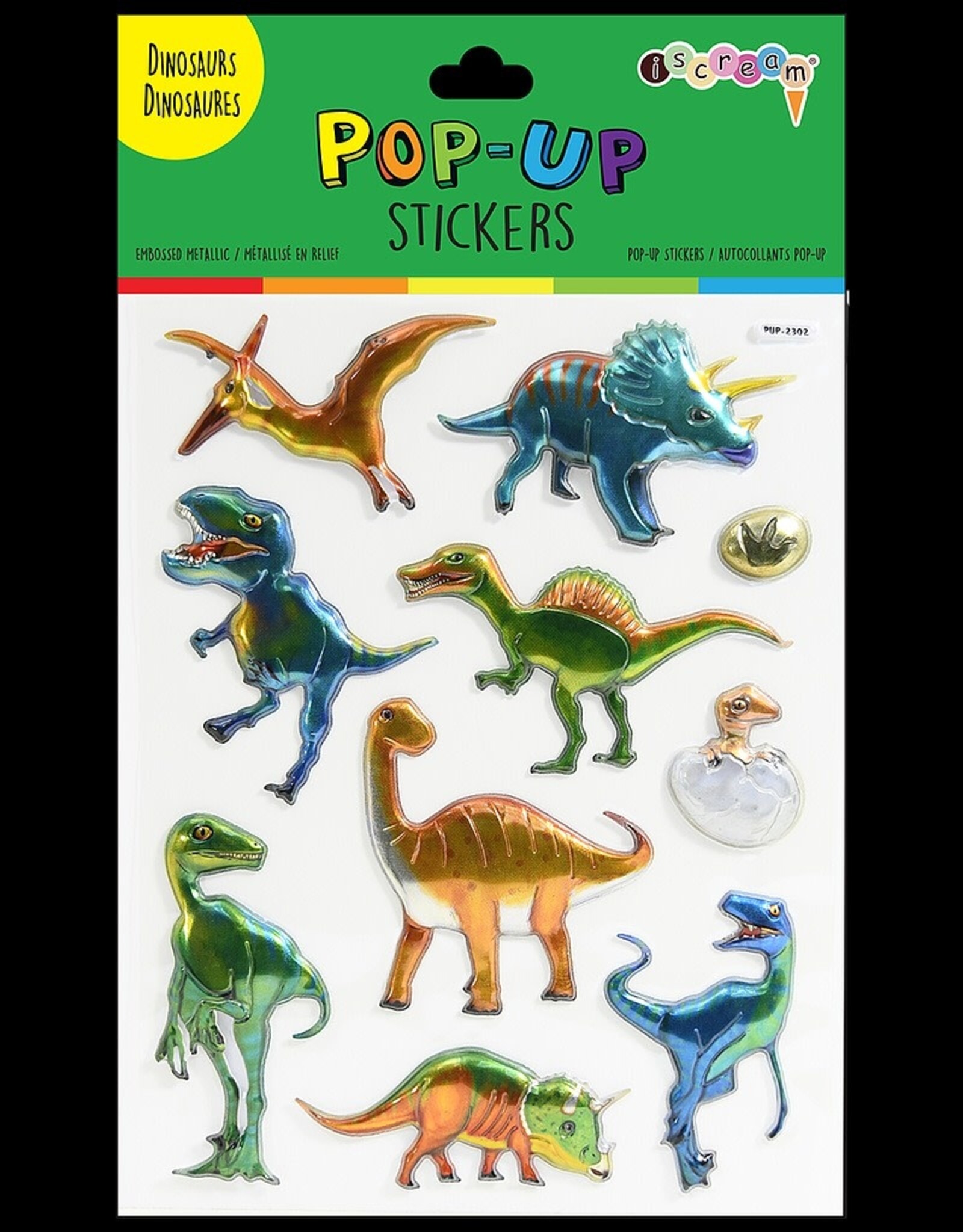 Dinosaur Pop-Up Stickers