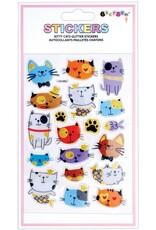 Kitty Cats Glitter Stickers