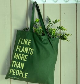 I Like Plants More than People Tote Bag