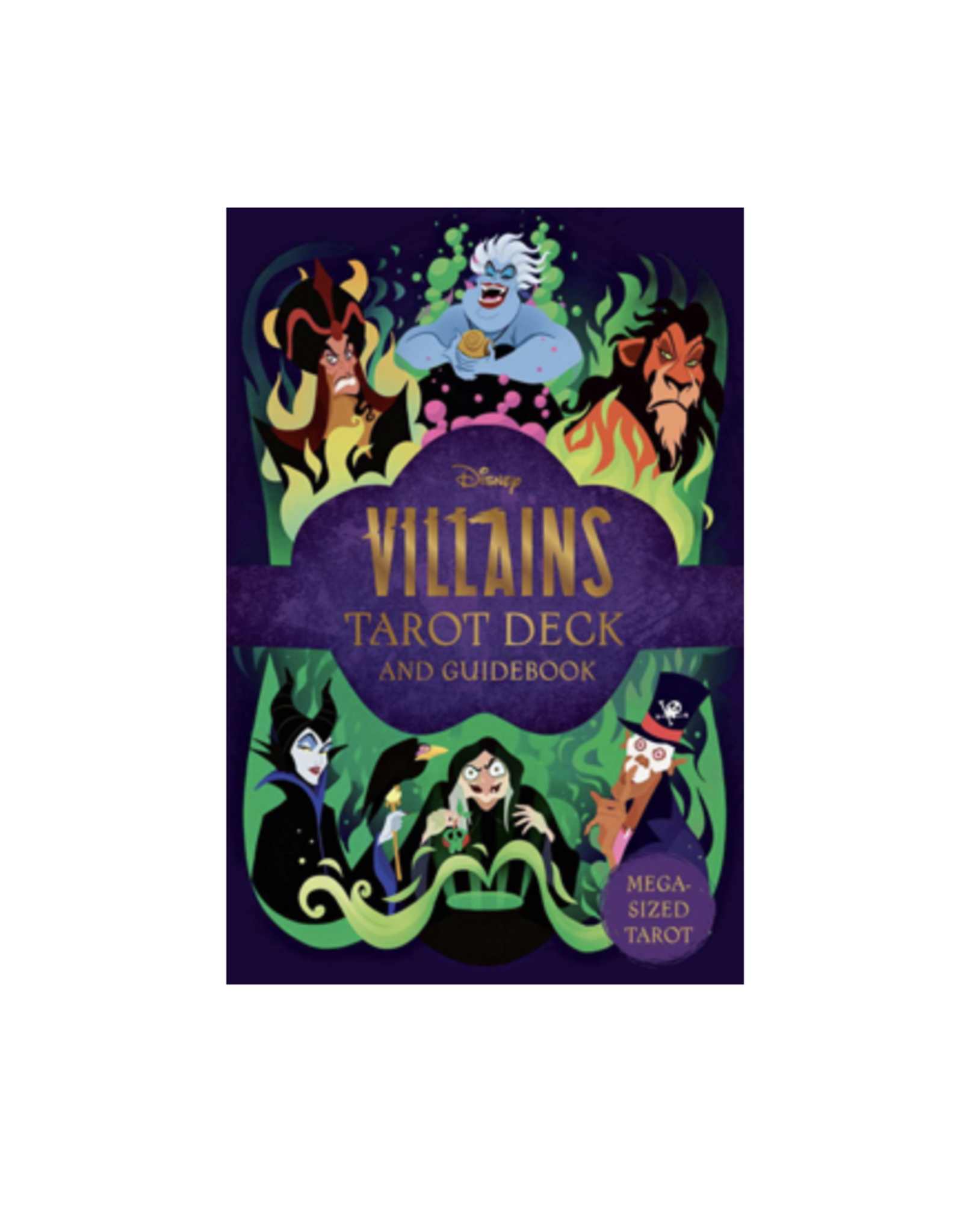 Villains Tarot Mega-Sized Deck - Disney Villains Tarot Deck and Guidebook