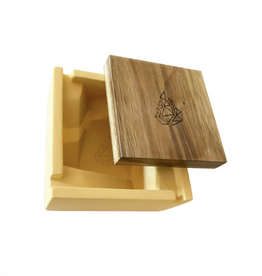 BRNT Briq - Concrete Ashtray with Walnut Lid