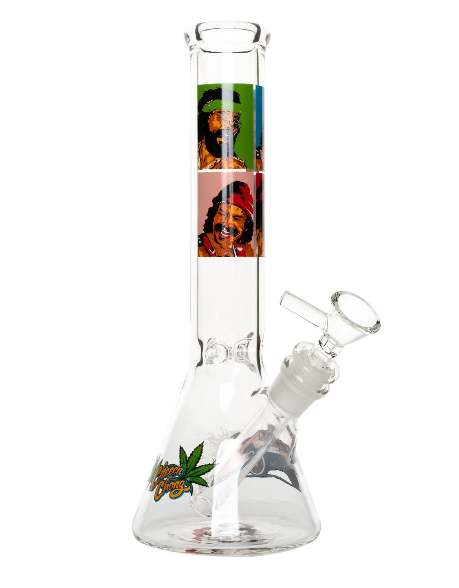 10" Pop Art Beaker by Cheech & Chong Glass