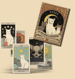 Cats Rule the Earth Tarot Set - 78-Card Deck and Guidebook for the Feline-Obsessed