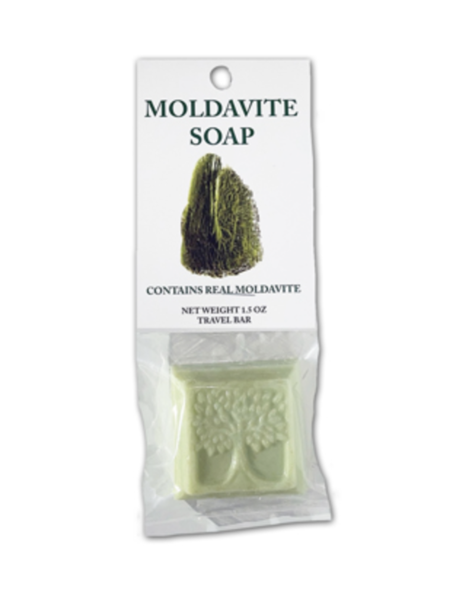 Moldavite Soap - Travel Size (1.5oz)