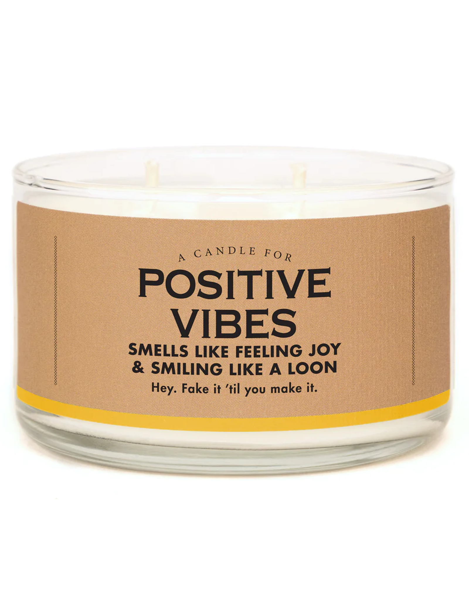 A Candle for Positive Vibes