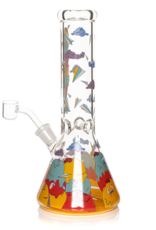Red Eye Glass 8.5" Ice Cream Mountain Concentrate Rig by Red Eye Glass