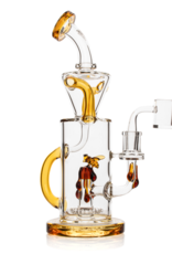 Red Eye Glass 10" Apiary Dual Uptake Klein Recycler by Red Eye Glass