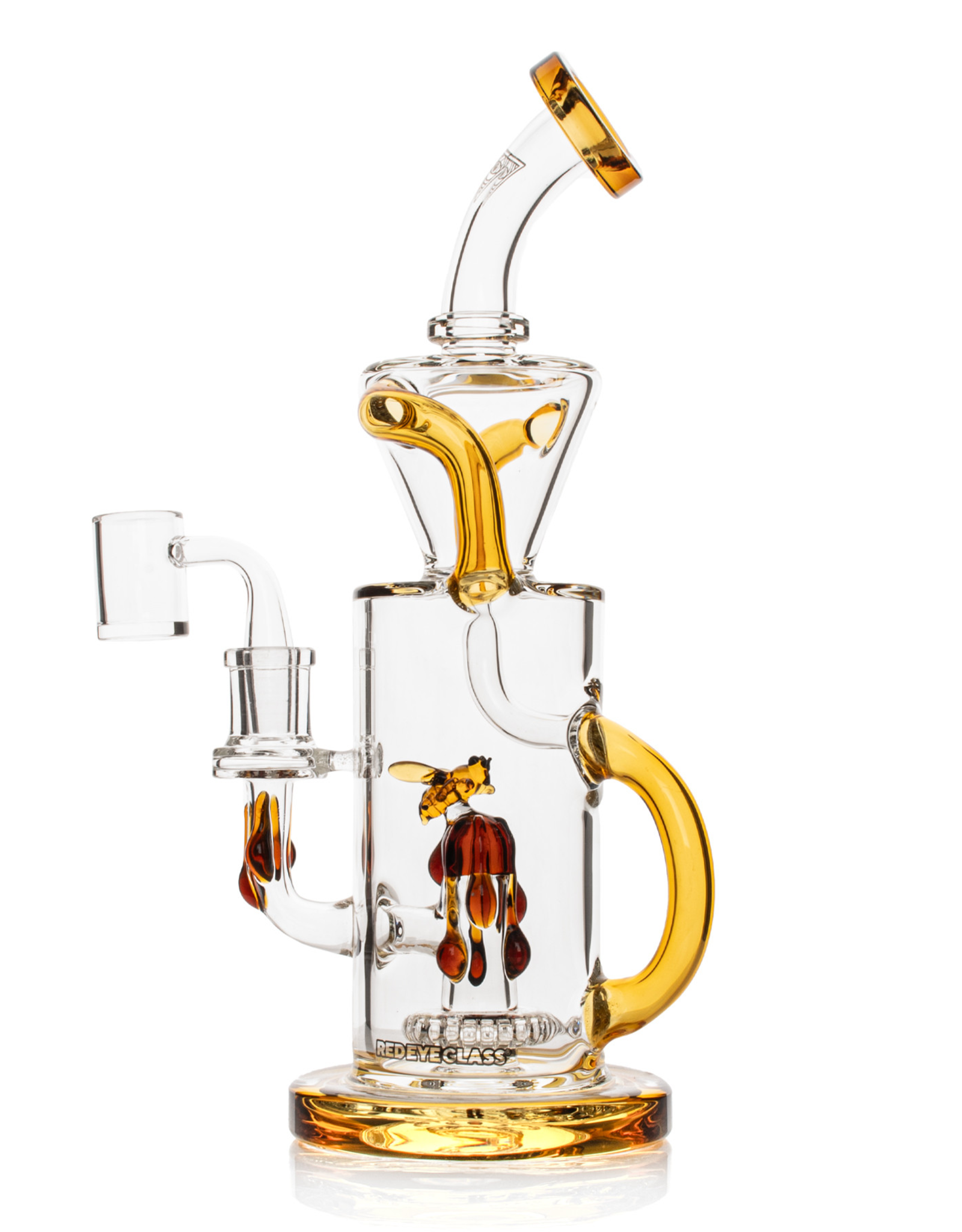 Red Eye Glass 10" Apiary Dual Uptake Klein Recycler by Red Eye Glass