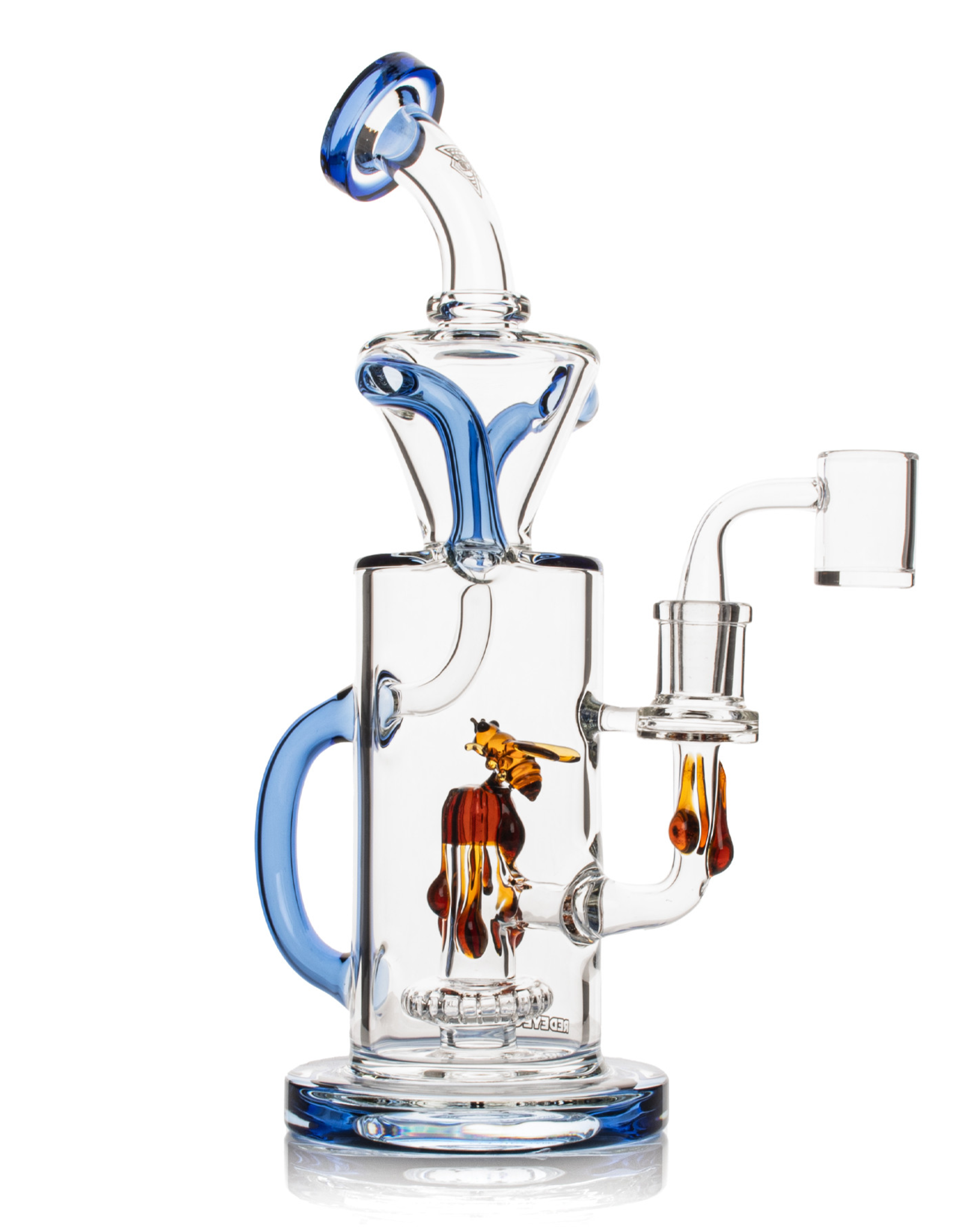 Red Eye Glass 10" Apiary Dual Uptake Klein Recycler by Red Eye Glass