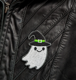 Cute Ghost Witch Iron On Embroidered Patch