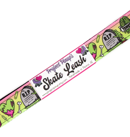 Zombie Love Adjustable Roller Skate Leash with D Rings