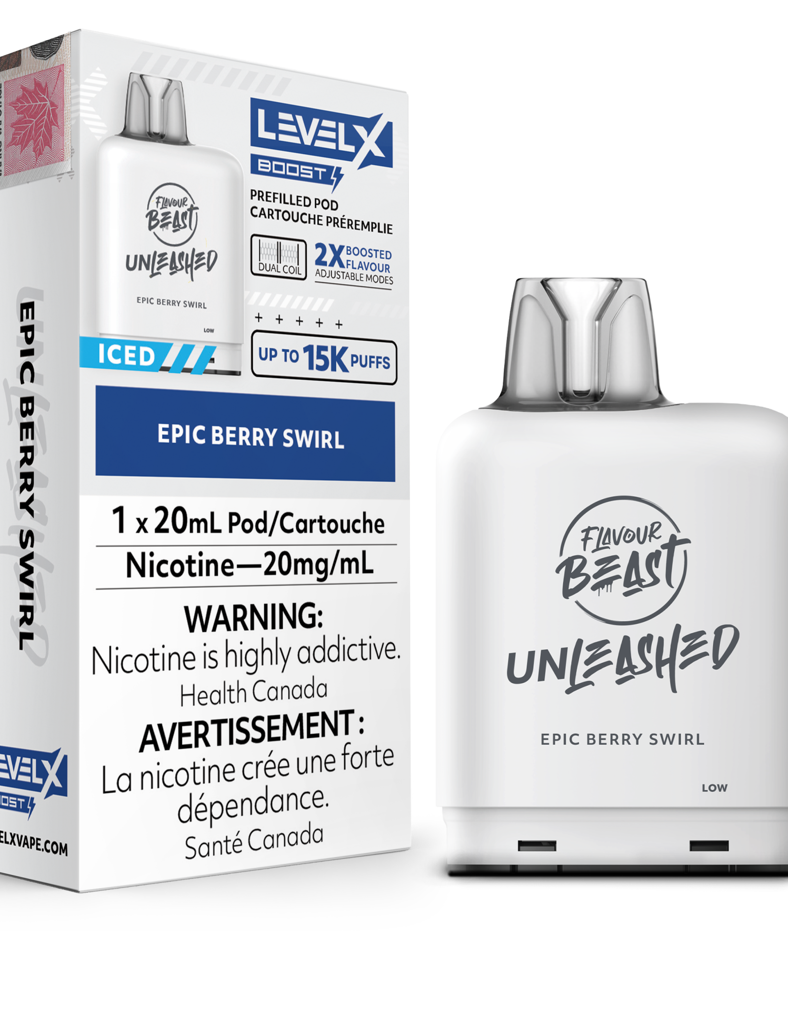 Level X Unleashed Boost Pod 20ml