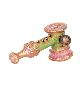 Pulsar 5.7" Gold Fume Wig Wag Bubbler by Pulsar - Asst. Colours