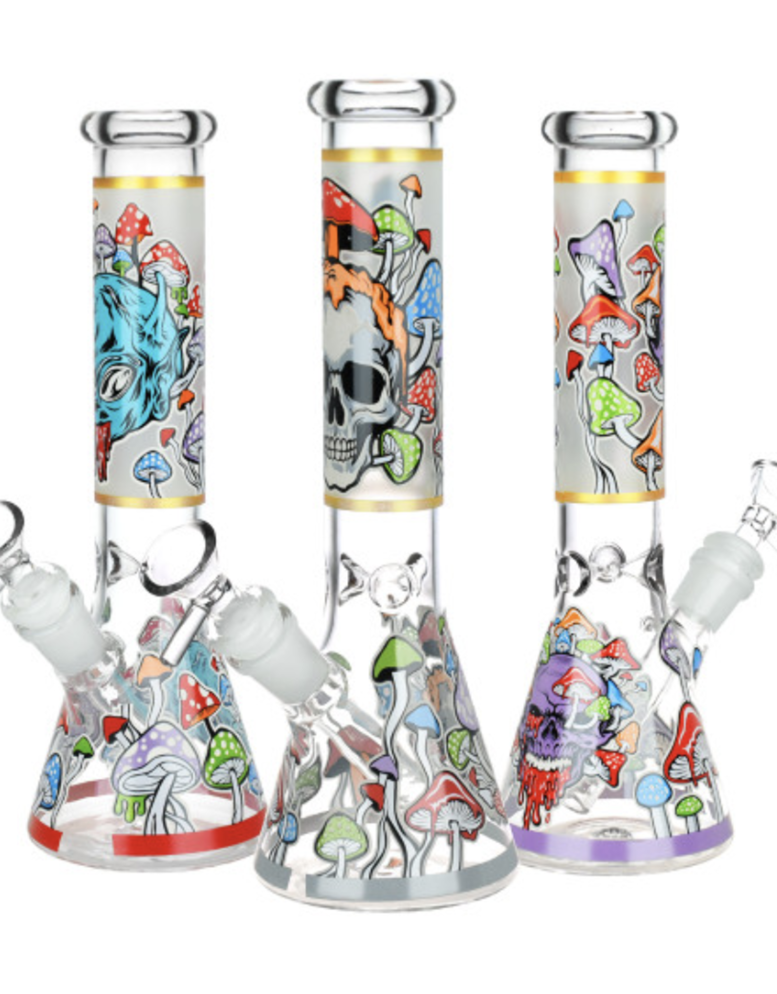 10" Monsters & Shrooms Glow Beaker