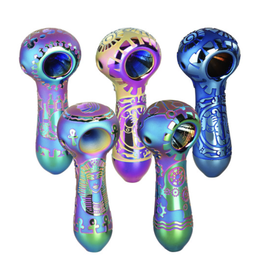 4" Geo Neo Pipe - Assorted Colours & Designs