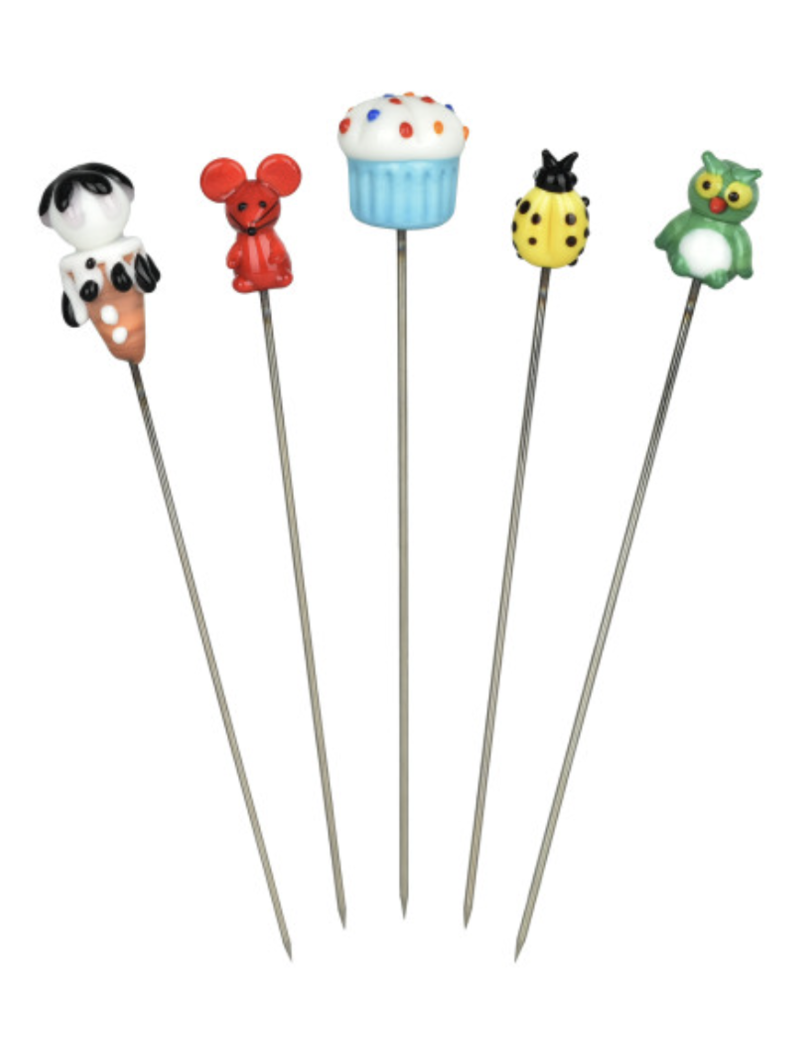 5" Glass Bead Poker - Asst. Styles