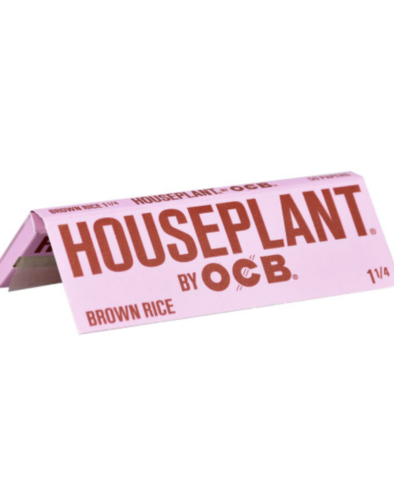 Houseplant by OCB Brown Rice 1.25 Rolling Papers - 50 Papers/Pack