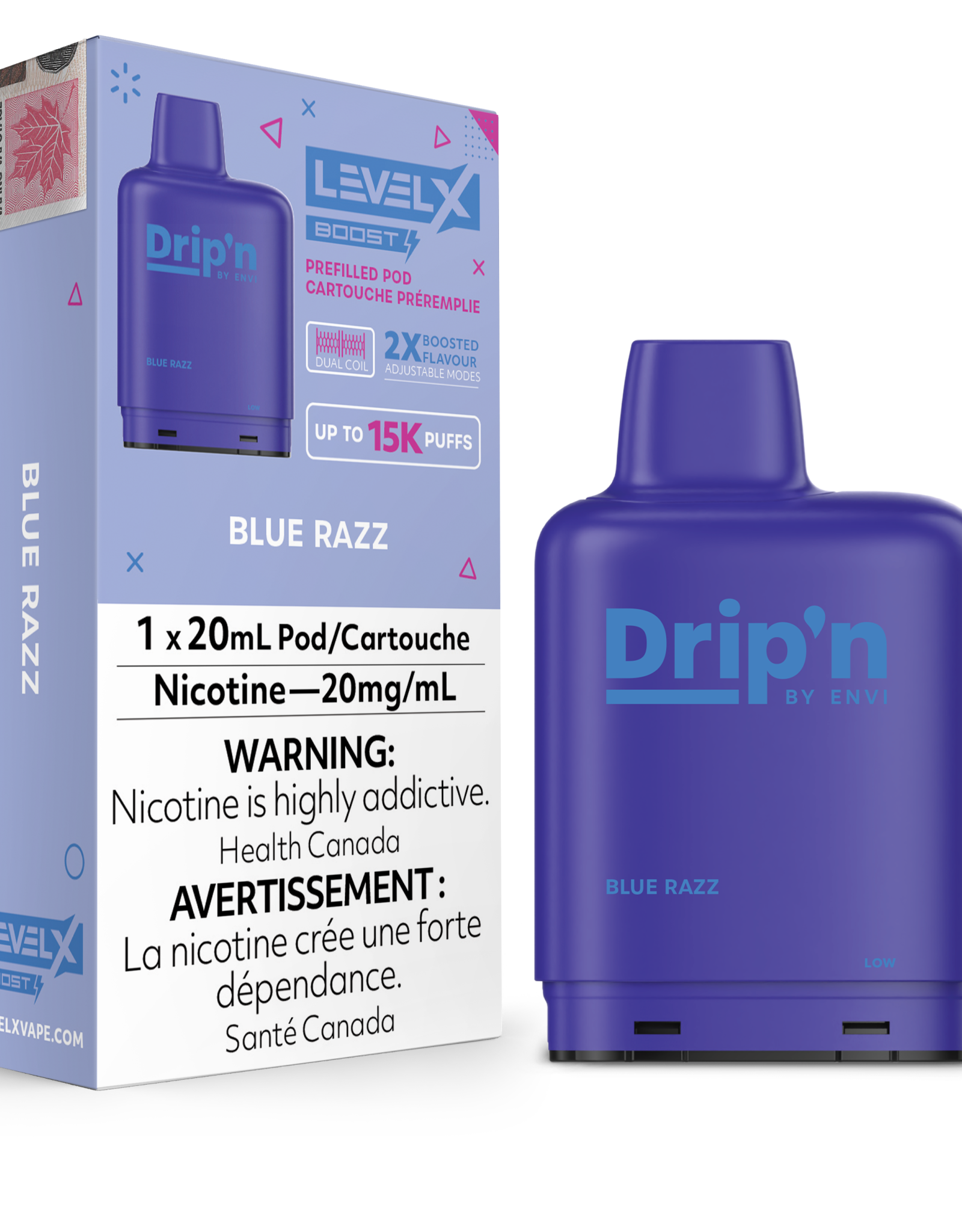 Level X Drip'n Boost Pod 20ml