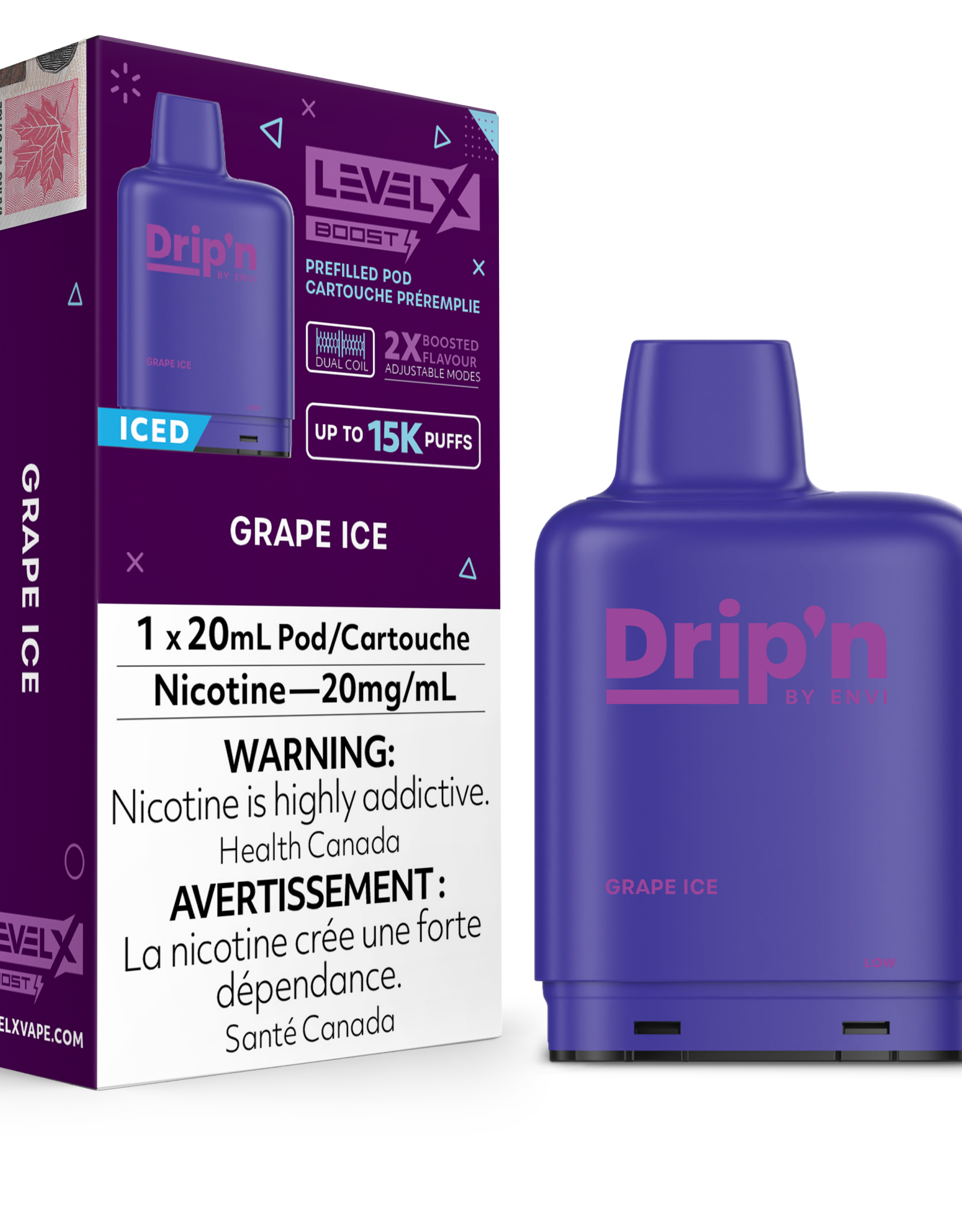 Level X Drip'n Boost Pod 20ml